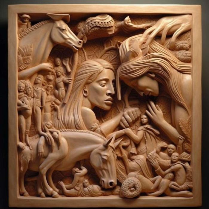 نموذج ثلاثي الأبعاد لآلة CNC 3D Art 